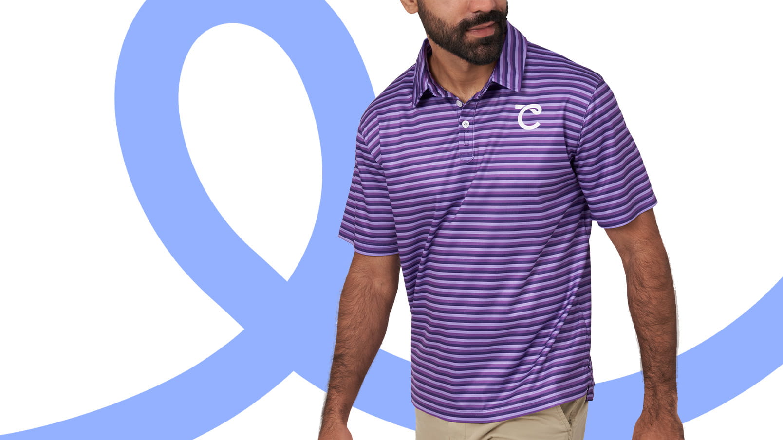 Polo de golf personalizado CLIFTON Pilsen